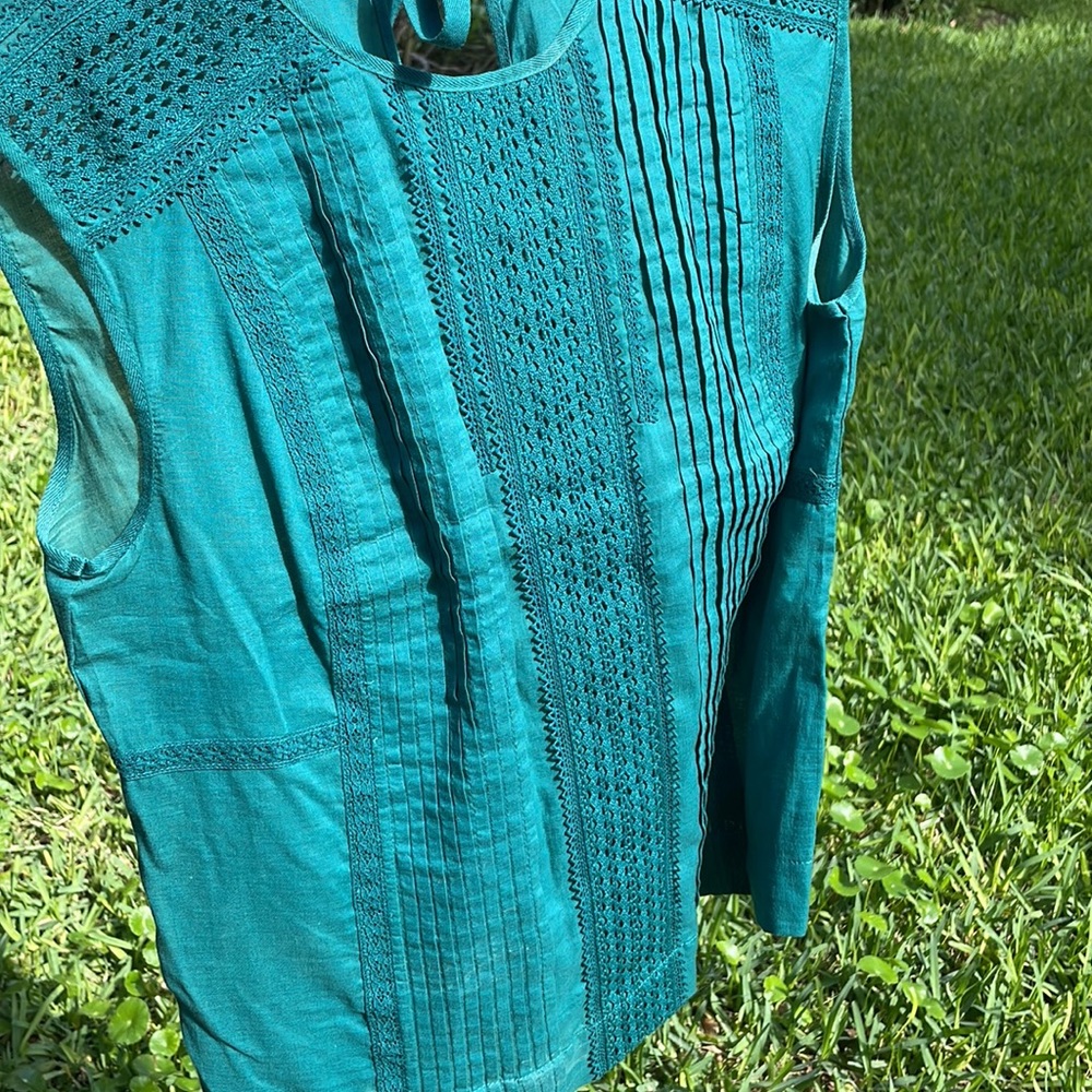 J. Crew green top